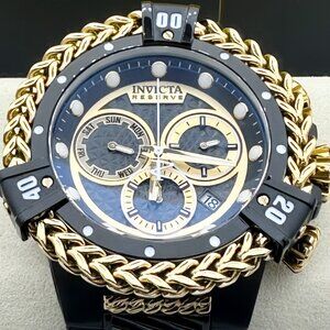 Invicta Bolt Hercules Reserve Men's 56mm Swiss Quartz Chronograph Watch NEW